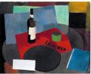 La Bouteille De Sandeman (la Bouteille De Porto) by Roger de La Fresnaye