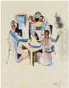 Au Cabaret by Roger de La Fresnaye