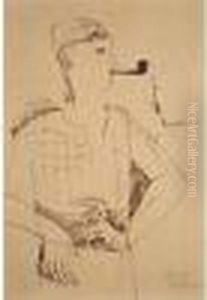 L'homme A La Pipe by Roger de La Fresnaye