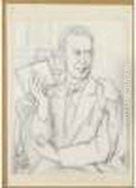 Etude Pour Le Portrait De Gampert - view 1