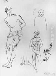 Saint Sebastien D'apres Botticelli by Roger de La Fresnaye