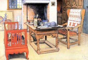 Peek-A-Boo by Carl Larsson