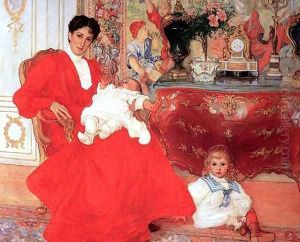 Mrs. Dora Lamm by Carl Larsson