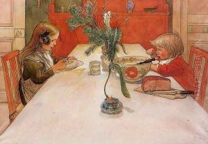 Evening Meal by Carl Larsson
