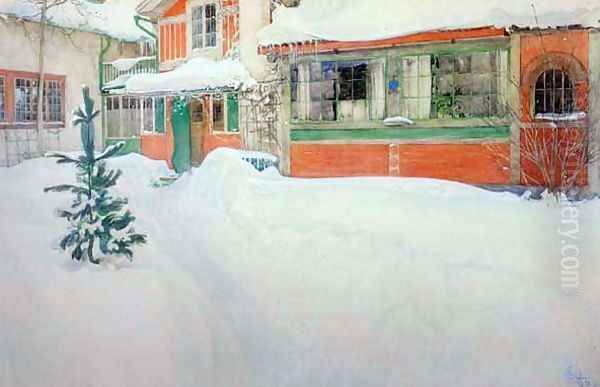 The Cottage In The Snow - view 1