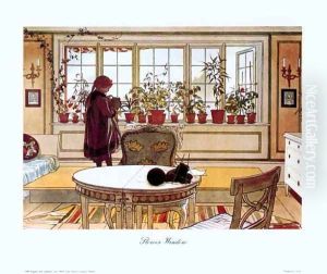 Flower Window by Carl Larsson
