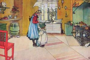 The Kitchen by Carl Larsson