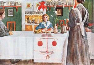 The Friend From Town by Carl Larsson