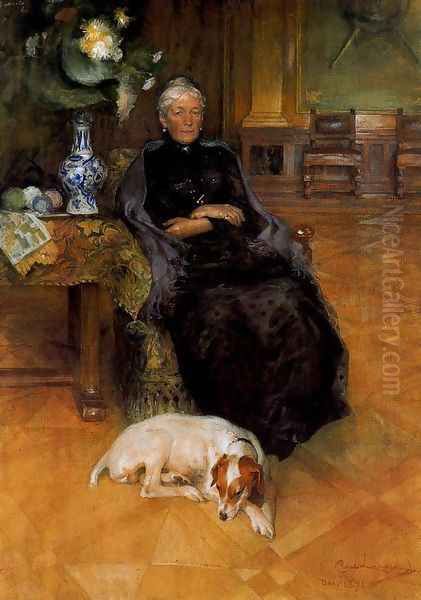 Portrait of Göthilda Fürstenderg - view 1