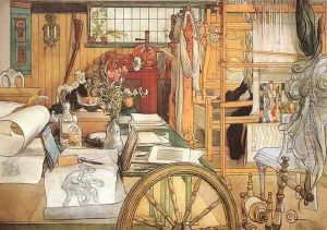 The Workshop by Carl Larsson
