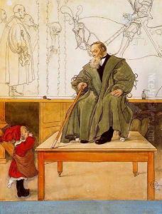 Grandfather with Esbjörn by Carl Larsson