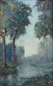 Nuit Sur La Riviere by Emmanuel De La Villeon