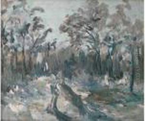 Paysage De Neige" by Emmanuel De La Villeon