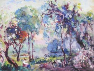 Femme Assise Au Bord Du Lac Femme Assise Au Bord Du Lac