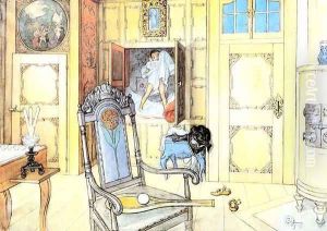The Antiquity Room by Carl Larsson