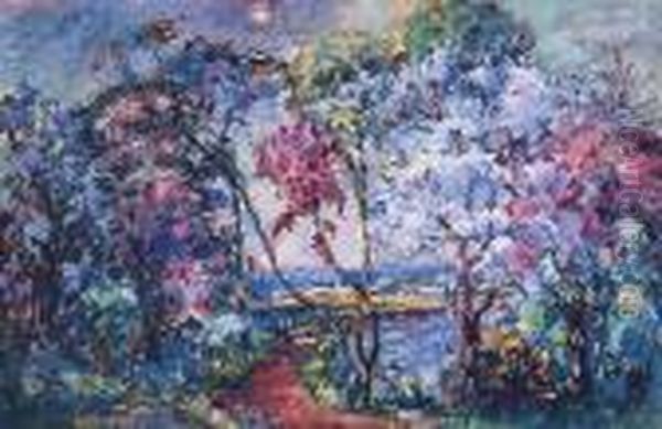 Bord De Riviere Au Printemps - view 1