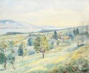 Paysage Et Maison by Emmanuel De La Villeon