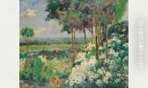 Fleurs Sous Les Pins.