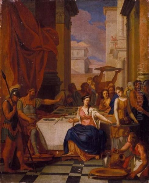 La Testa Del Battista Consegnata A Salome Durante Il Banchetto Di Erode - view 1