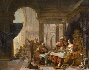 Esther Accuse Aman En Presence D'assuerus by Gerard de Lairesse