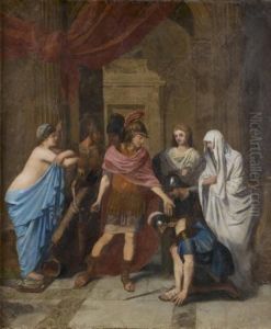 Athena Devant La Colere D'achille