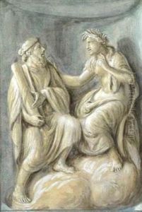 A) Minerva Protegge La Pit- 
Tura Dall'invidia E Dall'igno- 
Ranza