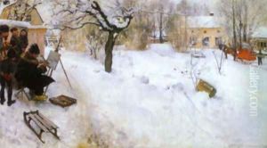 The Open Air Painter 1886 by Carl Larsson