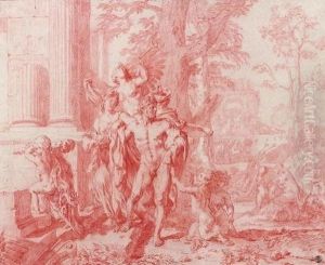 Hercule Et Omphale by Gerard de Lairesse