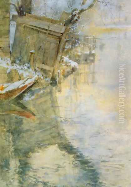 Washhouse By The River Loing - view 1