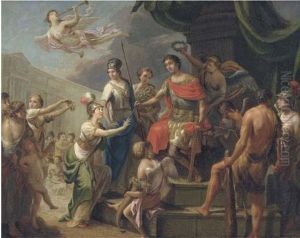 The Triumph Of A Roman Emperor by Gerard de Lairesse