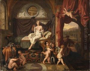Mercury, Herse And Aglauros by Gerard de Lairesse