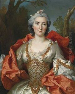 Portrait Of A Genteel Lady by Nicolas de Largillierre
