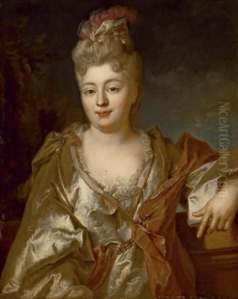 Portrait En Buste De Madame Titon Du Coigny - view 1