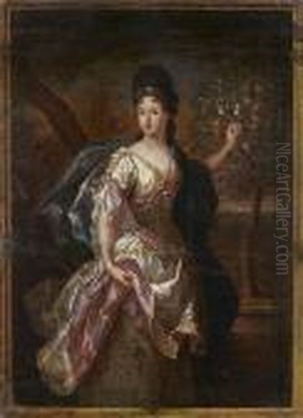 Portrait D'helene Lambert, Fille Du President Lambert Mariee A Monsieur De Motteville - view 1