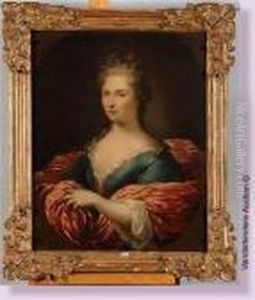 Portrait D'une Dame De Qualite by Nicolas de Largillierre