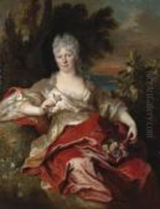 Portrait Of A Lady by Nicolas de Largillierre