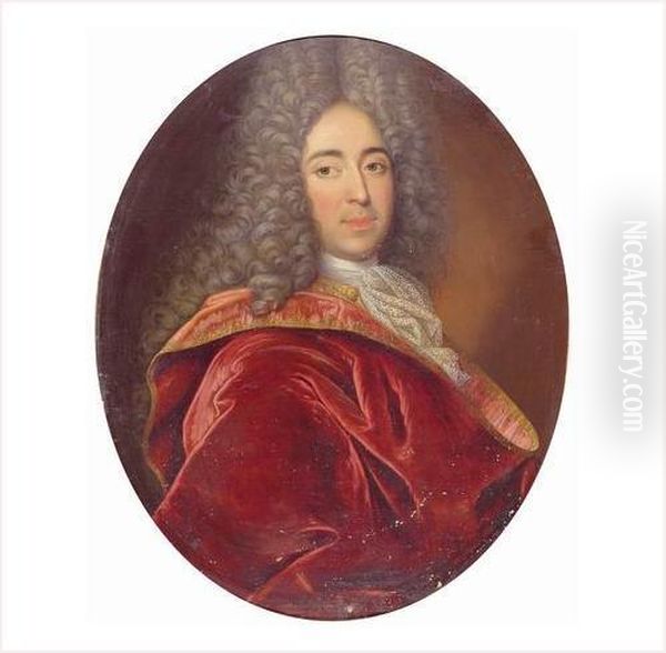 Portrait D'homme Au Manteau Rouge - view 1