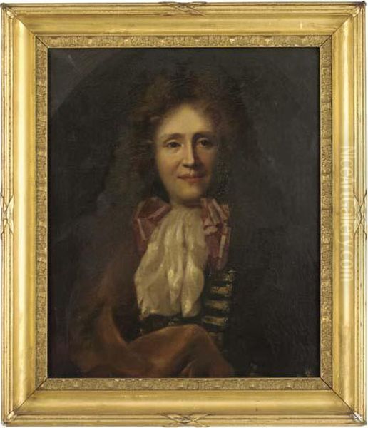 Portrait Of A Gentleman, Bust-length, In A Feigned Oval - view 1