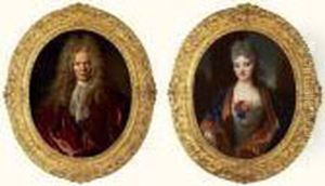 Portrait Presume De Jean Gruter Dit Rosier by Nicolas de Largillierre