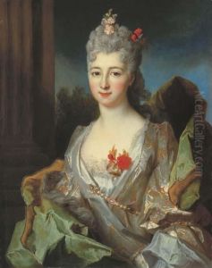 Portrait D'une Dame by Nicolas de Largillierre