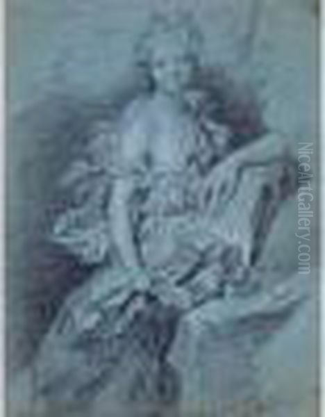 Etude Pour Le Portrait D'une Femme Et De Sa Fille - view 1