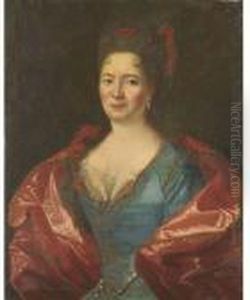 Portrait De Femme En Buste by Nicolas de Largillierre