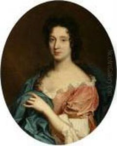 Attributed To Nicolas De Largilliere . Portrait Of Francoise Bertaut De Motteville Attributed To Nicolas De Largilliere . Portrait Of Francoise Bertaut De Motteville