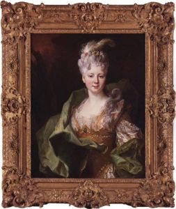 Portrait Of Mlle. Jeanne De Gagne Perrigny
