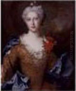 Portrait Of A Lady In A Landscape Portrait Of A Lady In A Landscape