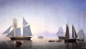 Becalmed off Halfway Rock Becalmed off Halfway Rock
