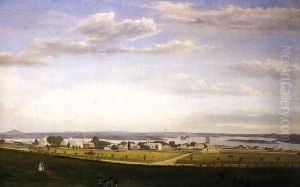 Castine from Fort George by Fitz Hugh Lane