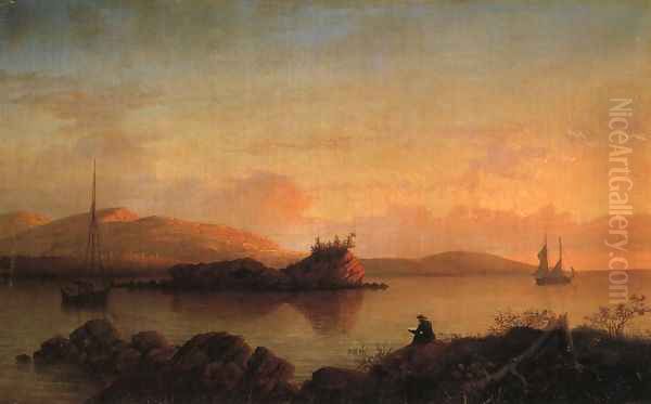 Sunrise on the Maine Coast, Mount Desert Island - view 1