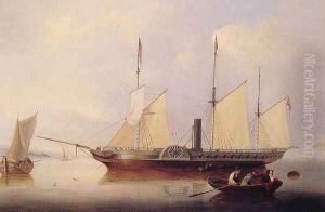 Unicorn in Salem Harbour by Fitz Hugh Lane