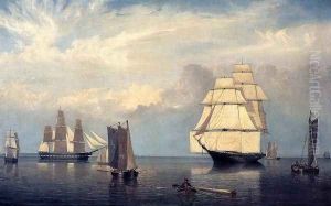 Salem Harbor by Fitz Hugh Lane